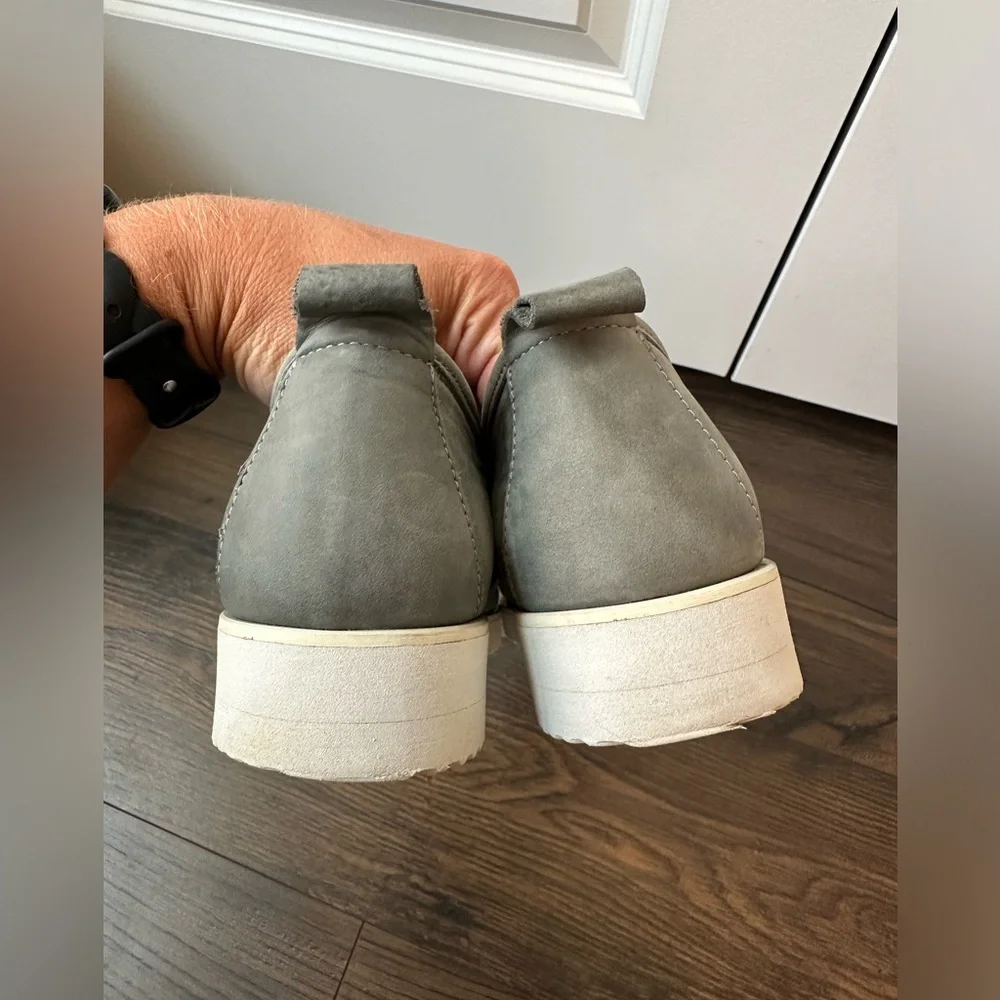 Everlane Nubuck Street Shoe Slip On Shoes - Gray Taupe Size 9.5